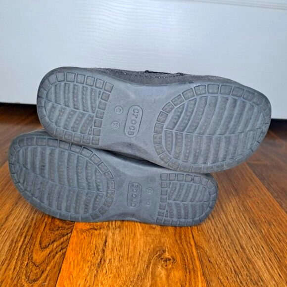 Crocs Santa Cruz Slip On Loafers Gray Size 13 - Picture 5 of 6